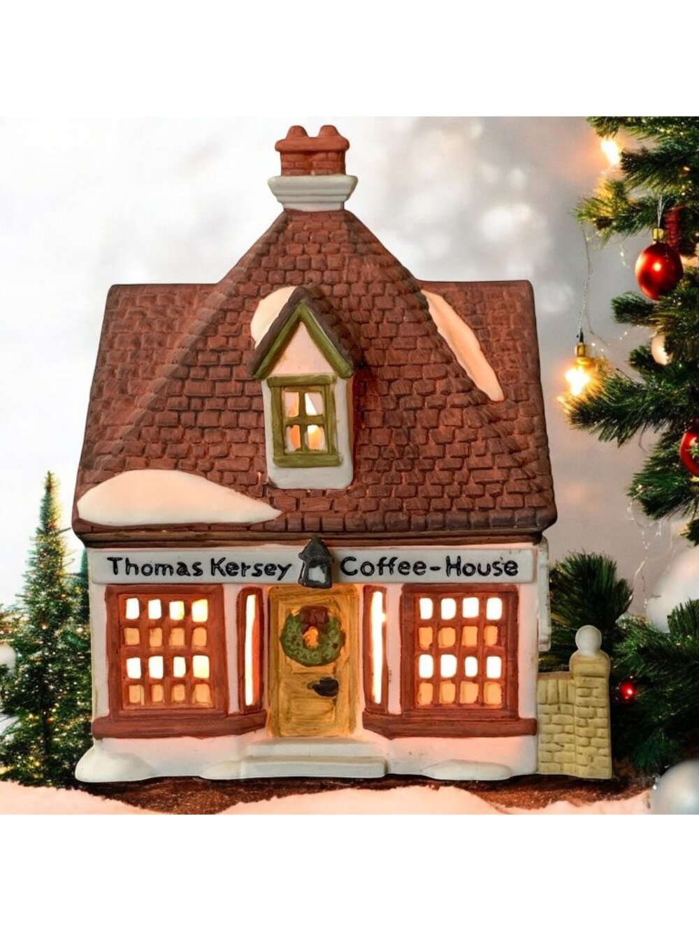 Dept 56 Thomas Kersey Coffee House Dickens Village Lighted Building From 1986